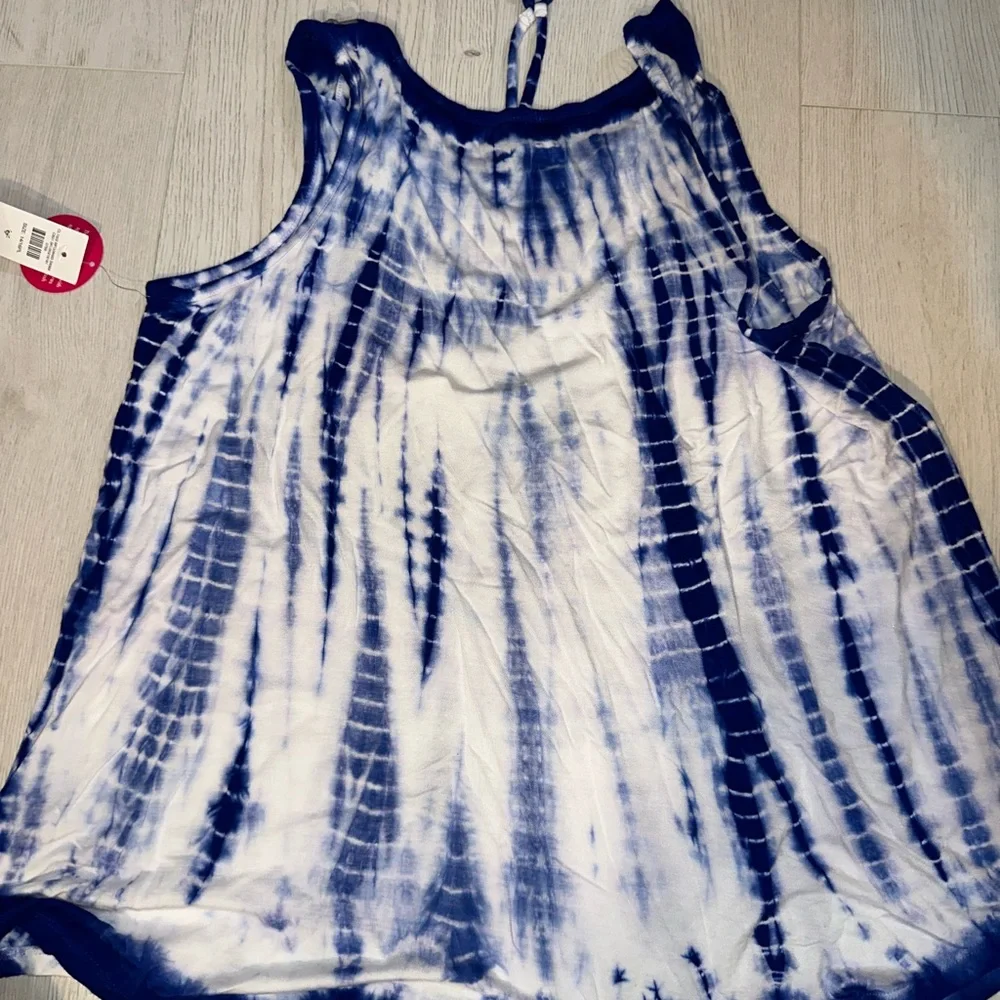 New Justice tie dye tank top
